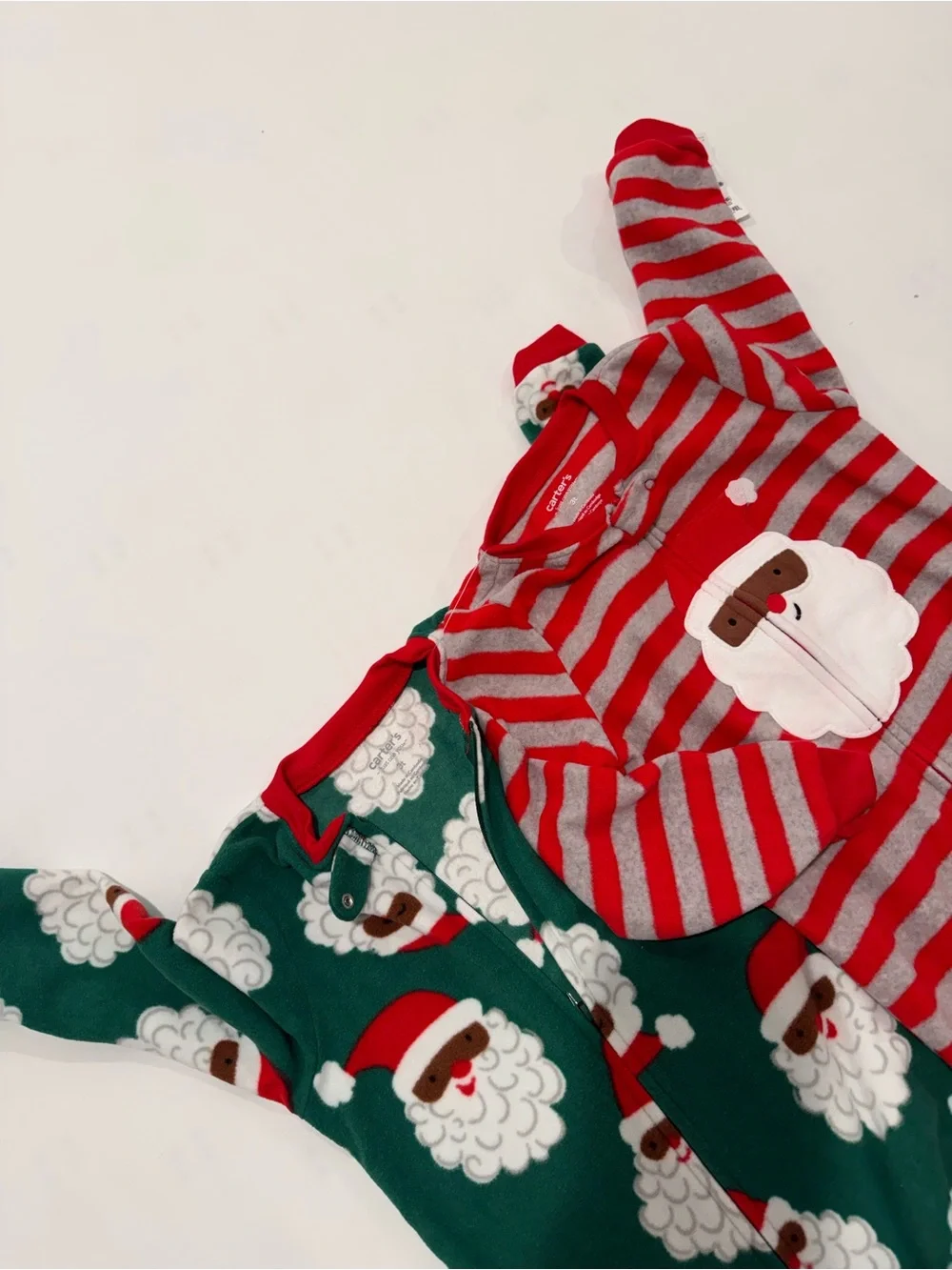 Carter's Santa Fleece Footed Pajama Set